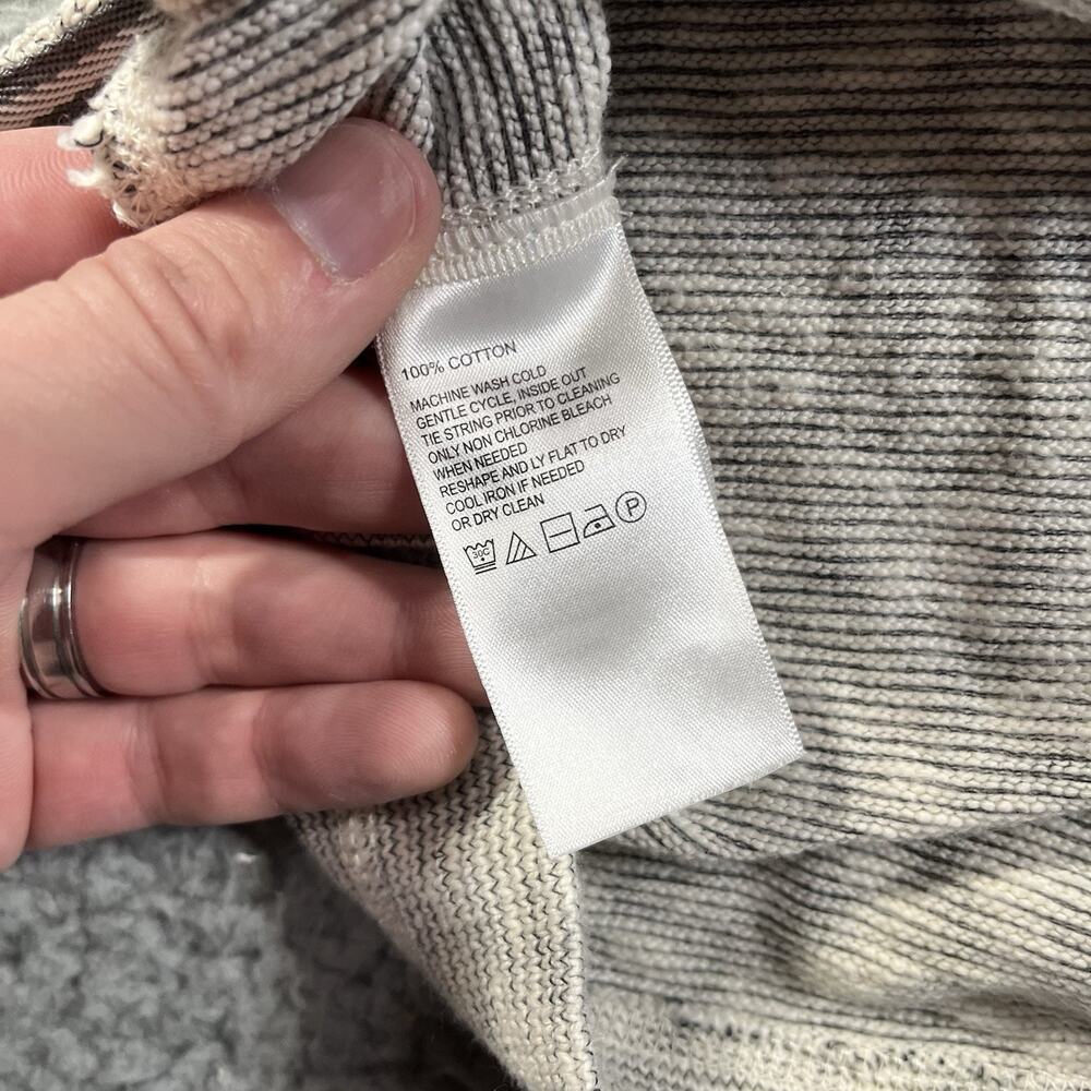Tommy Bahama Mens XXL Gray Melange Knit Hoodie Pullover Sweater Long Sleeve - Picture 6 of 8
